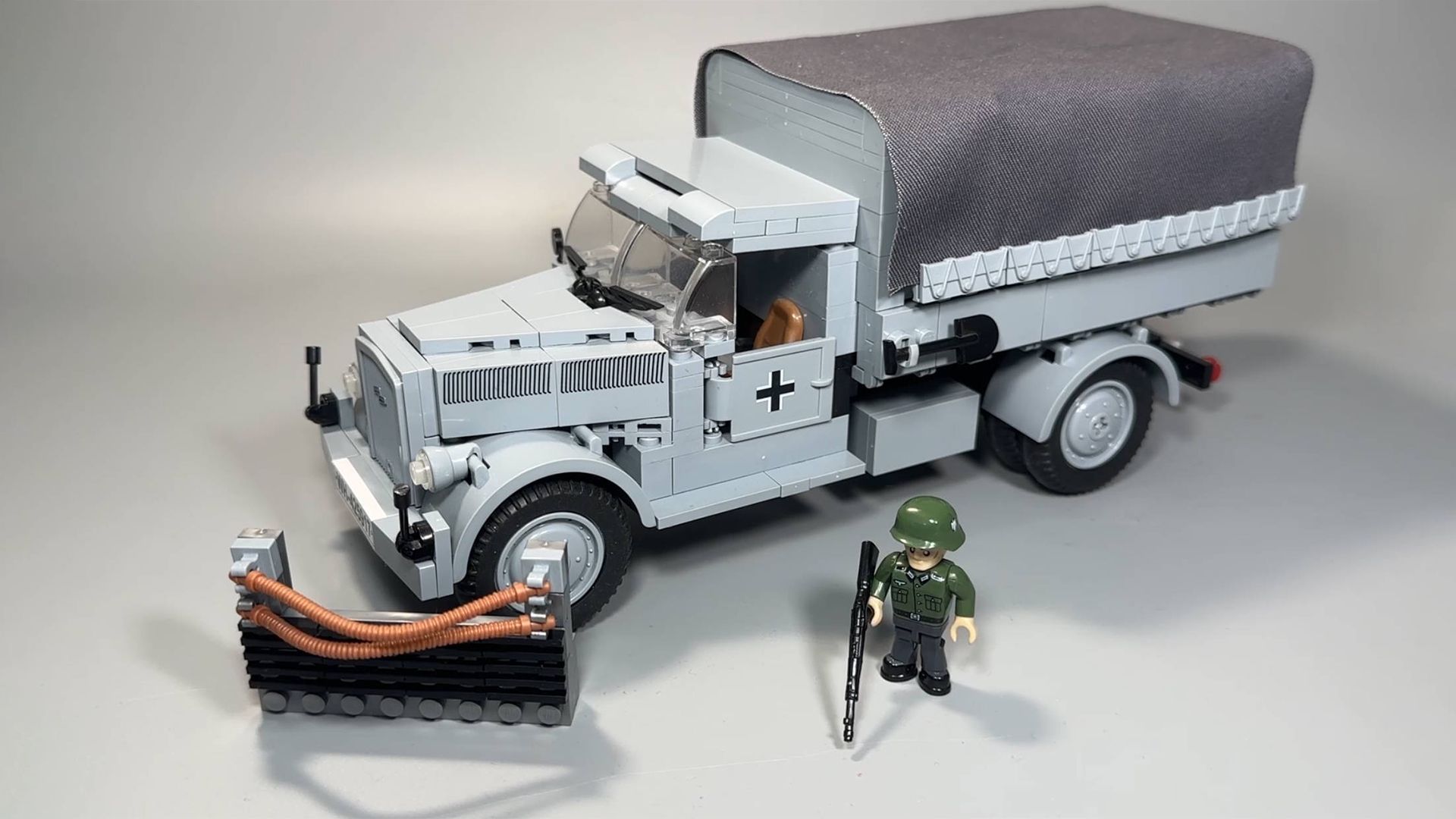 cobi 2449 二战欧宝闪电三吨卡车 酷陛积木 乐高军事积木玩具