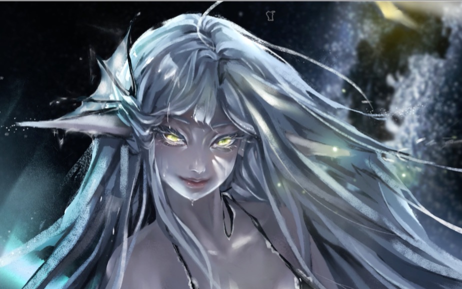 【tz】涂了一只海妖人形(女孩子喜欢xiong有什么错?