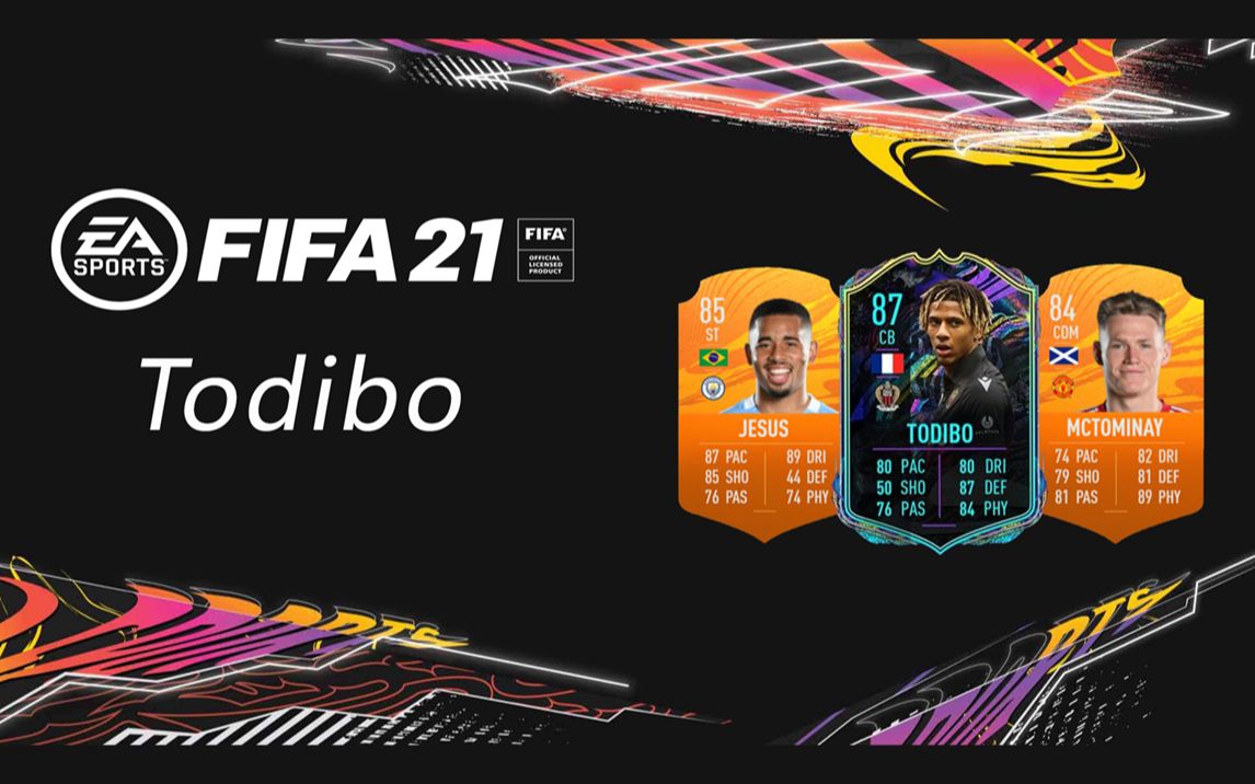 【一球】FIFA 21 UT #125 ＂未来之星Todibo/托迪博SBC＂哔哩哔哩bilibili