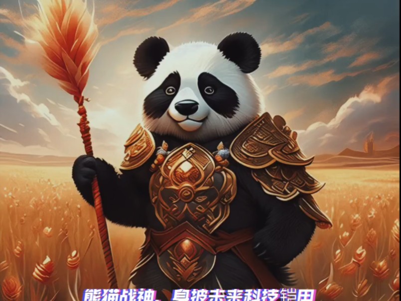 qq飞车战神熊猫图片