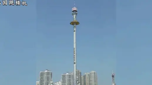 不同国家的跳楼机，俄罗斯跳楼机飞上天？美国跳楼机惊险又刺激