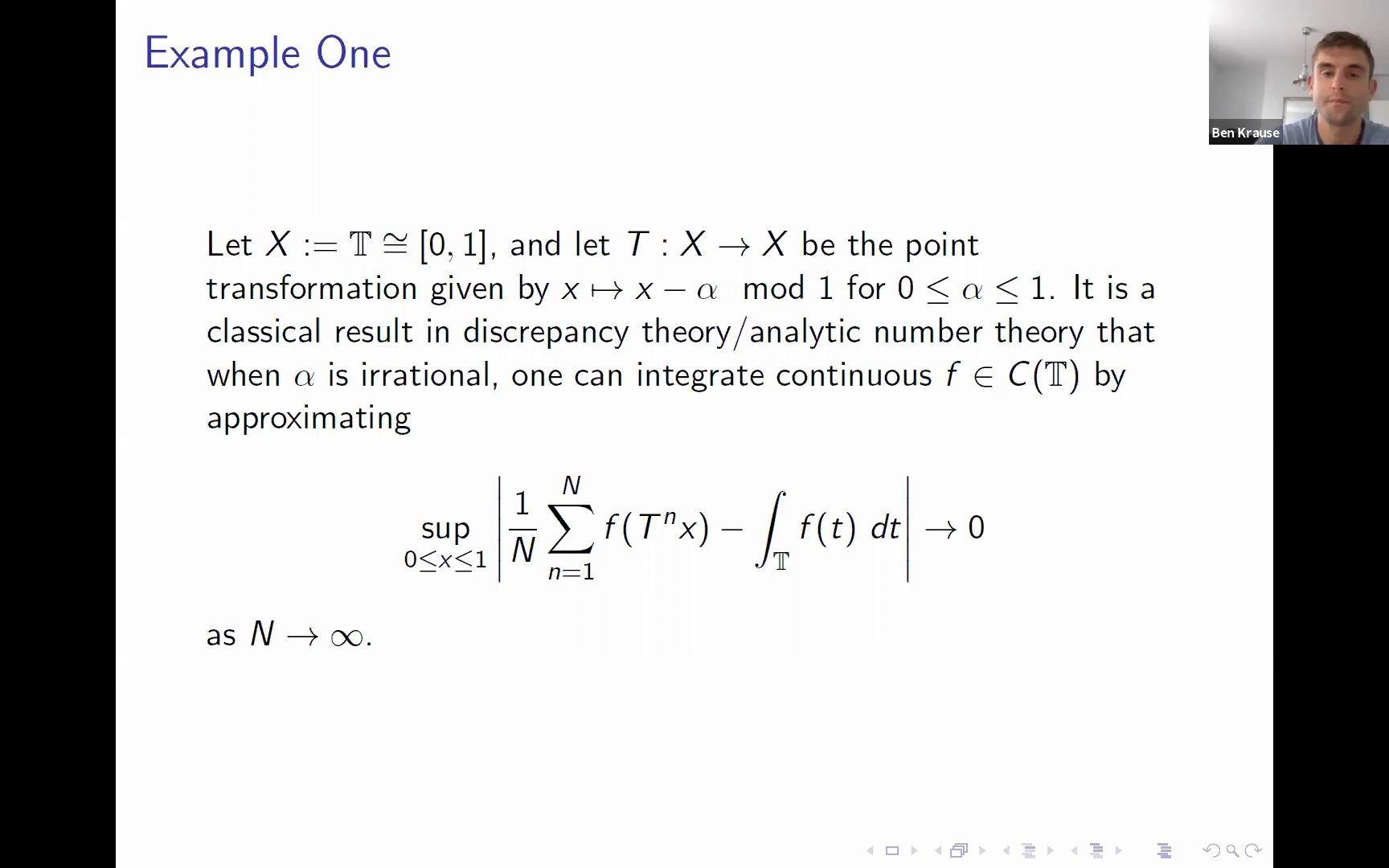 [图]Ben Krause: P.w. Ergodic Thms for Non-Conventional Bilinear Polynomial averages