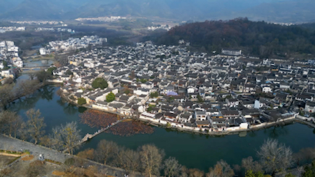 [图]在这个温情的冬日，来安徽宏村吧，遇见徽州村落的诗意和画里乡村的慢生活