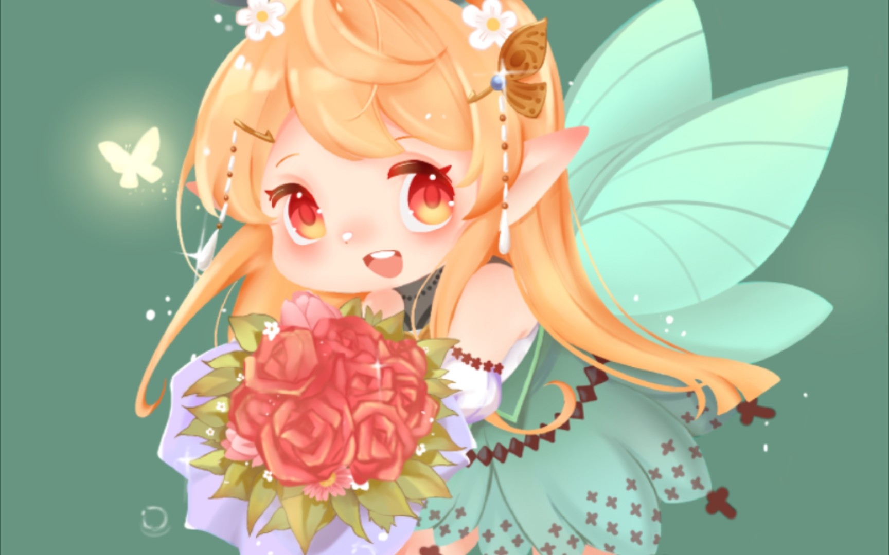 来画一只小妖精吧!