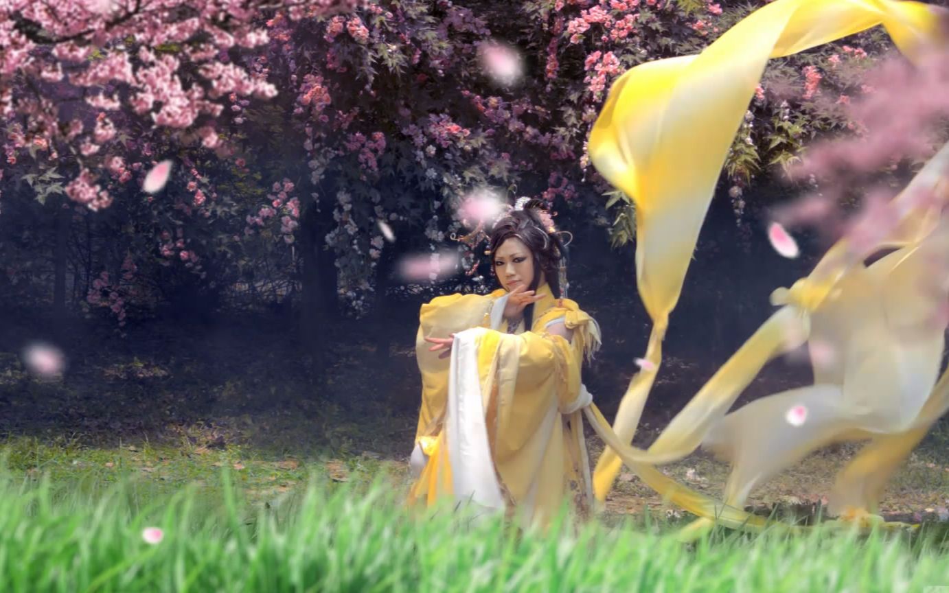 【狂歌魔艳】 问 琴 (万雪夜x聆秋露) 金光布袋戏cos mv_哔哩哔哩