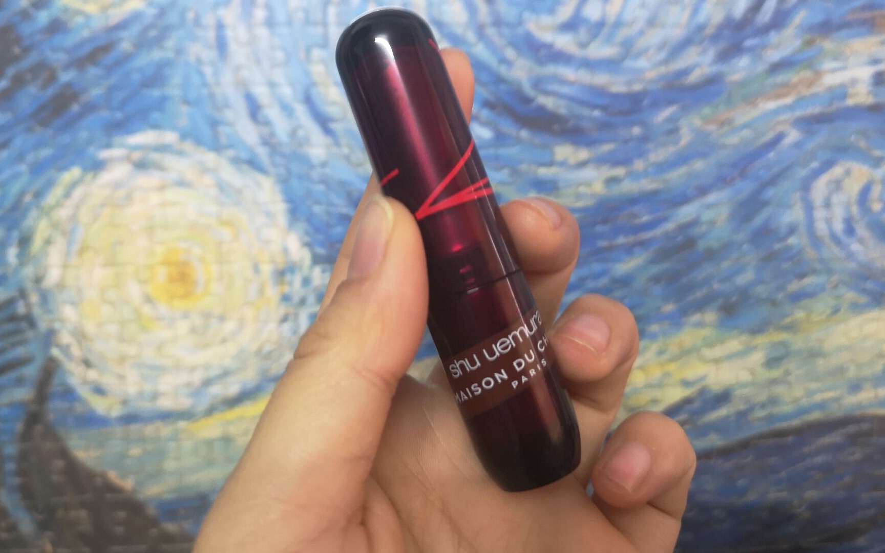 植村秀圣诞限量口红deepcranberry蔓越莓开箱试色_哔哩哔哩_bilibili