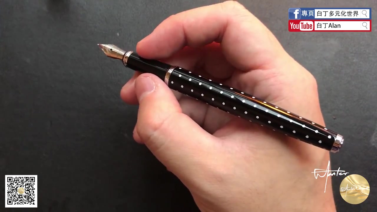 白丁fountainpenreview钢笔评论77lingmo翎墨dot波点钢笔