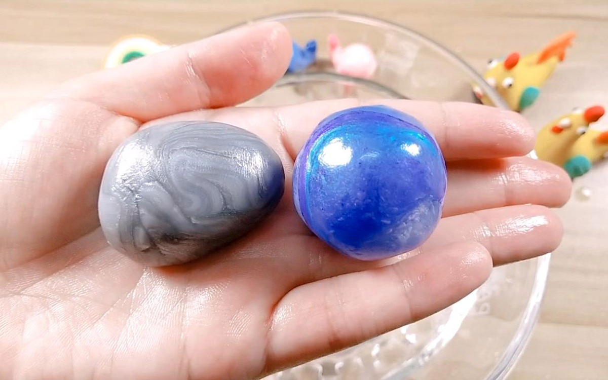 用水晶土自制液态玻璃,竟然做出了美丽星球,考验想象力的时候到了