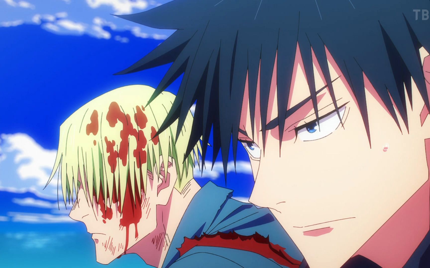 【咒术回战名场面】惠惠救场!领域比拼!禅院直毘人vs陀艮 其3