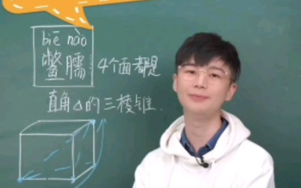 【高中数学】你知道什么是“鳖臑”吗哔哩哔哩bilibili