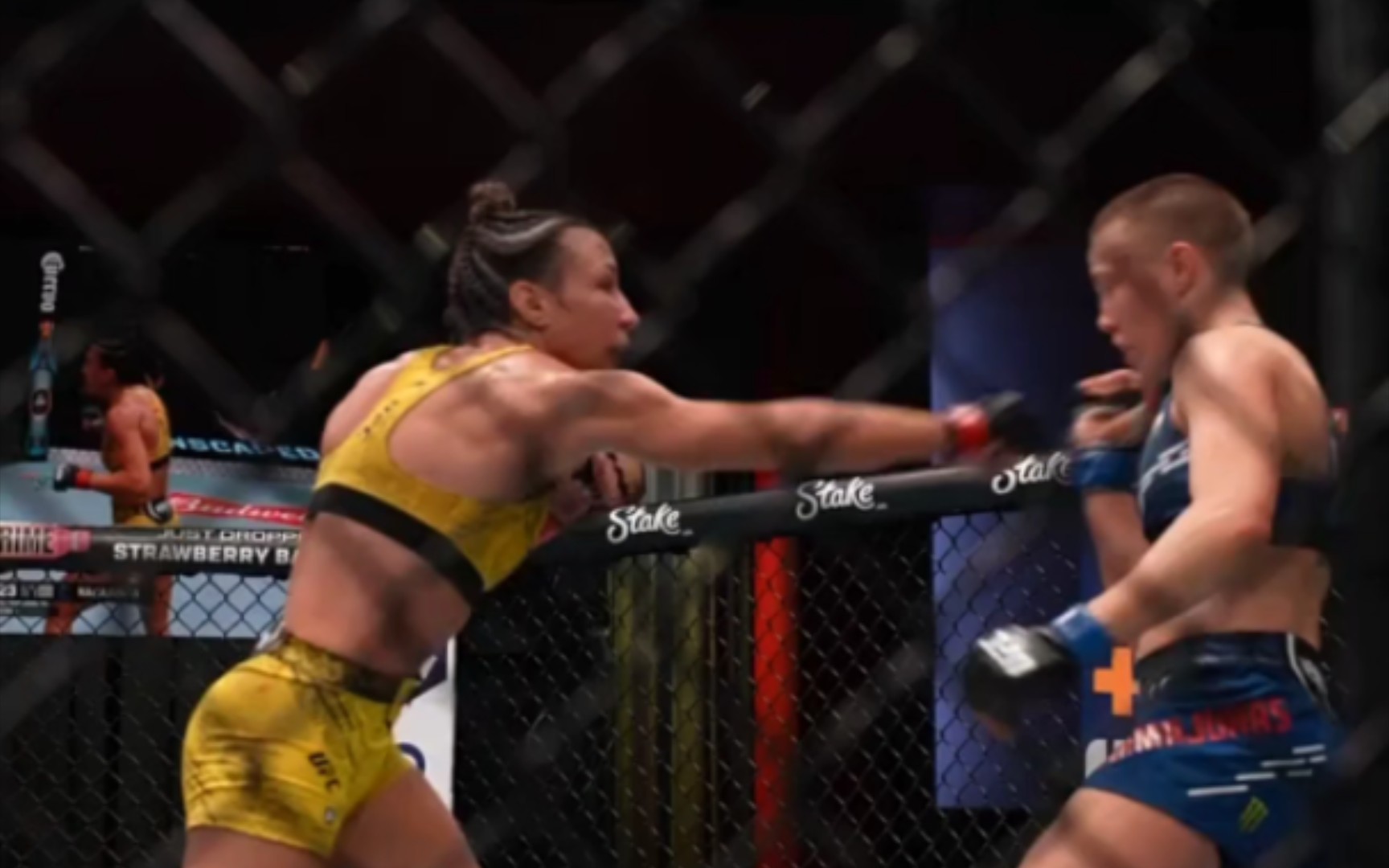 ufc格斗之夜 "玫瑰"罗斯一致判定战胜阿曼达·里巴斯