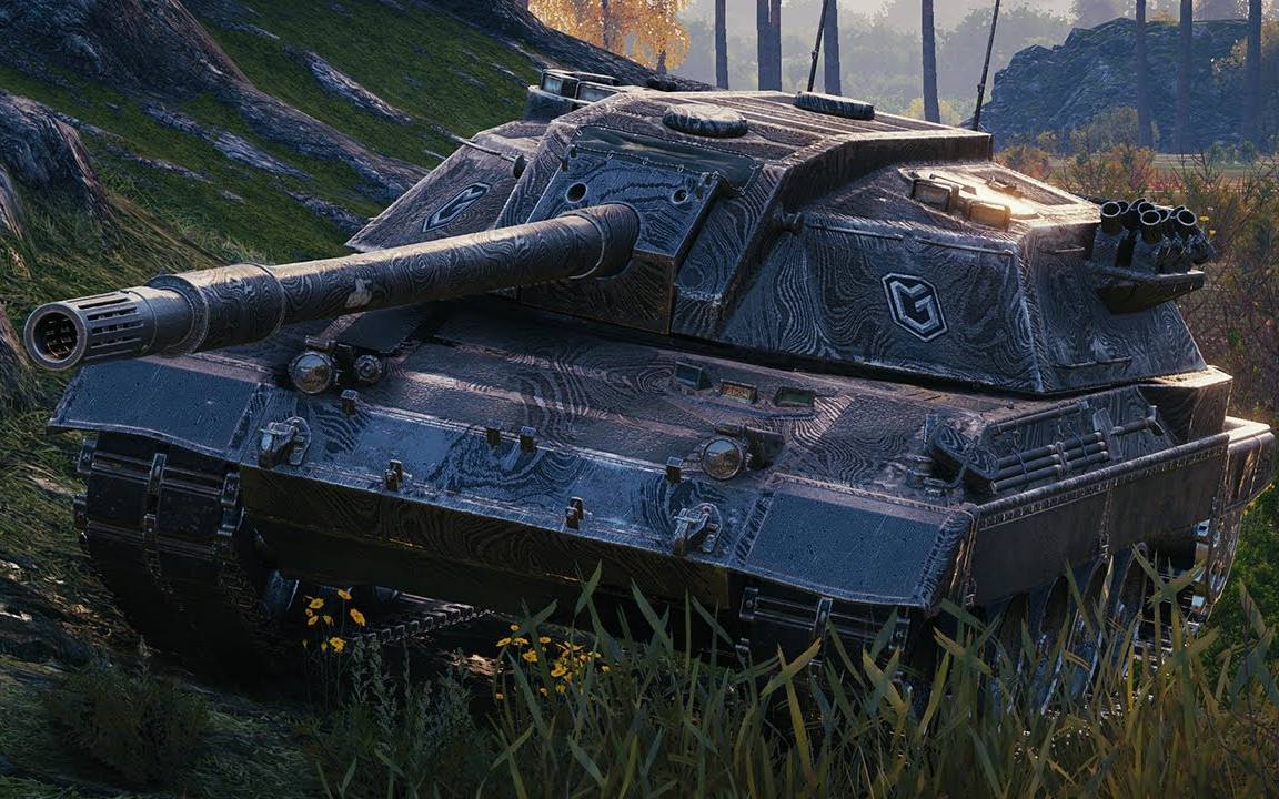 【坦克世界】 主战坦克 45t - 7杀 1.14万伤害 [北欧峡湾]