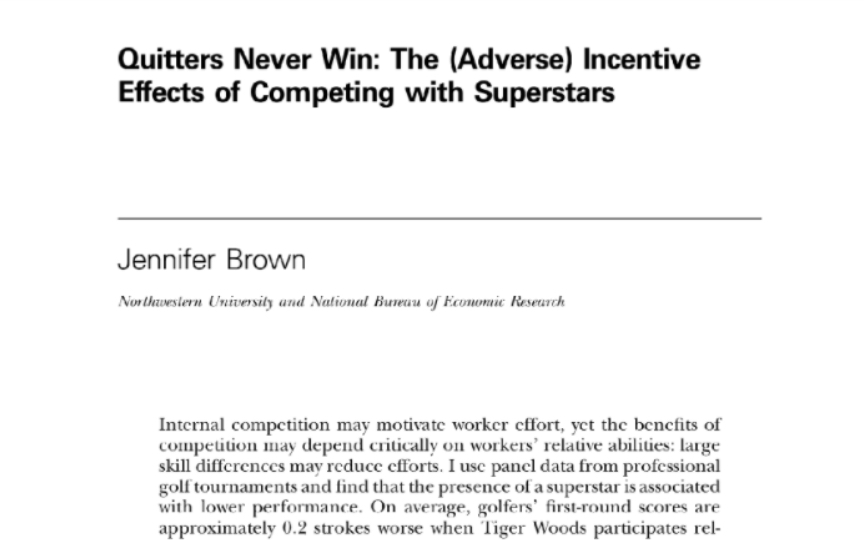 [图]【文献速读】-劳动经济学-Incentive Effects of Competing with Superstars-JPE(2011)