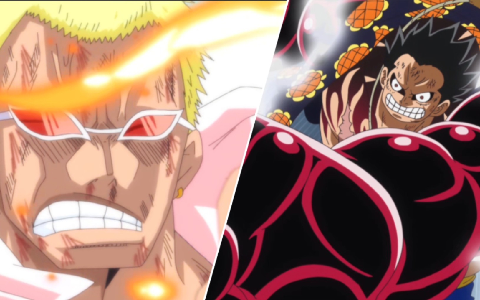 "剪掉多余对话"路飞vs多弗朗明哥,四档弹力人登场!