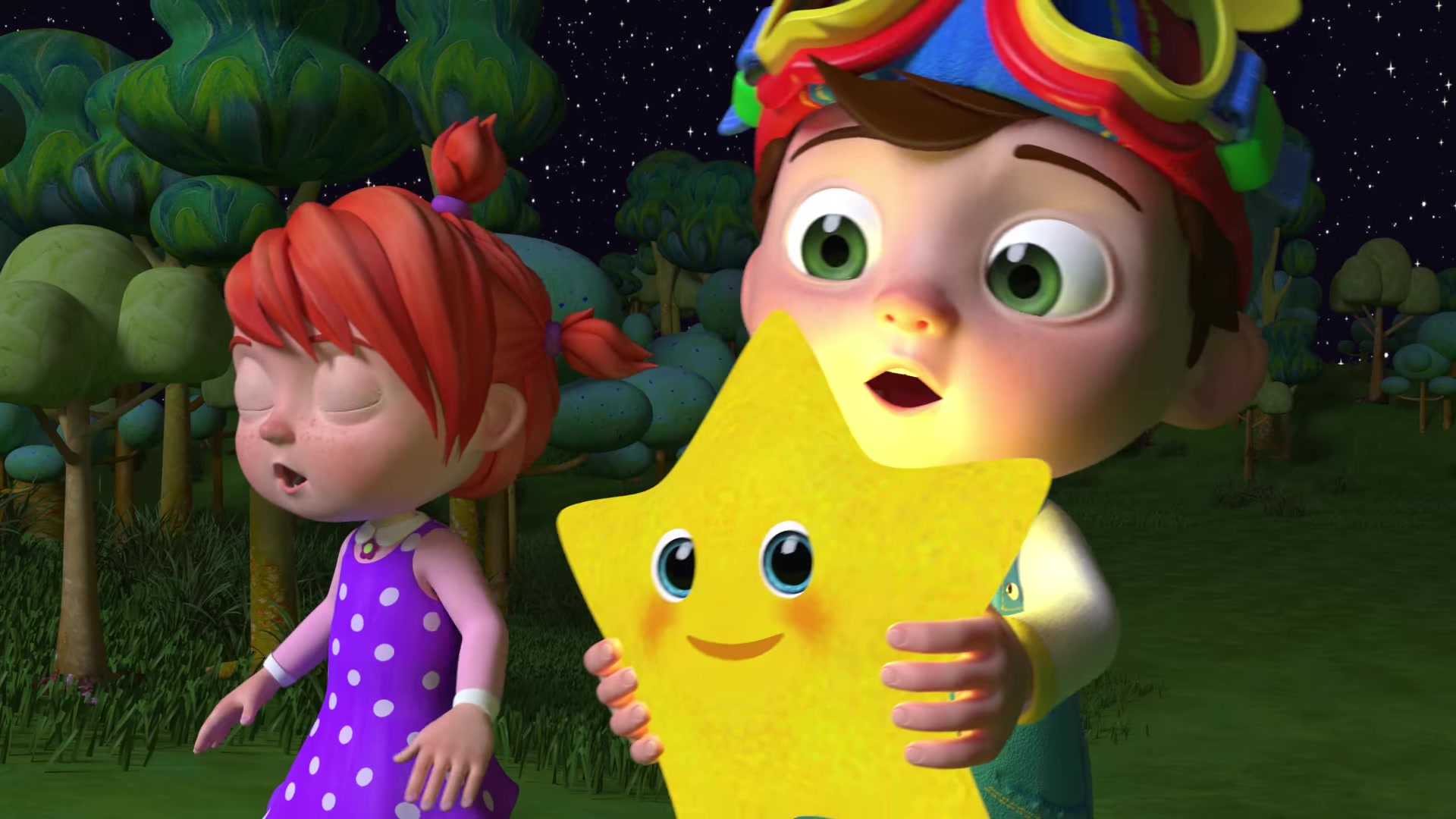 【超清】精选欧美幼儿英语启蒙儿童歌曲 一闪一闪亮晶