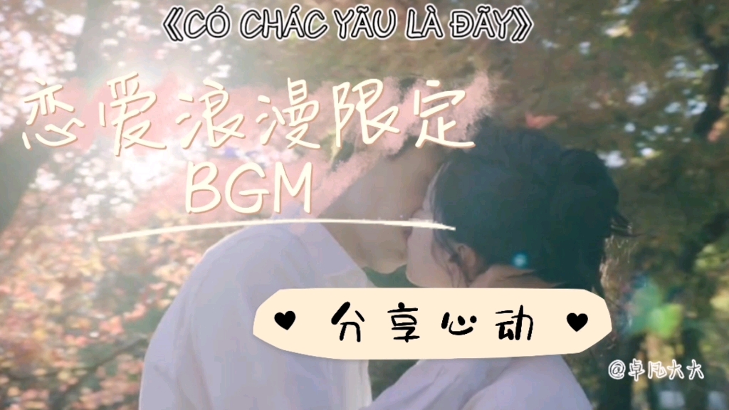 [图]【恋爱心动BGM】超暖超甜！！浪漫限定《CÓ CHÁC YÃU LÀ ÐÃY》真的值得！