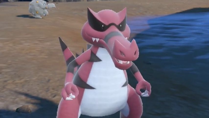 【宝可梦朱紫】同步器 动作展示 no.553 流氓鳄