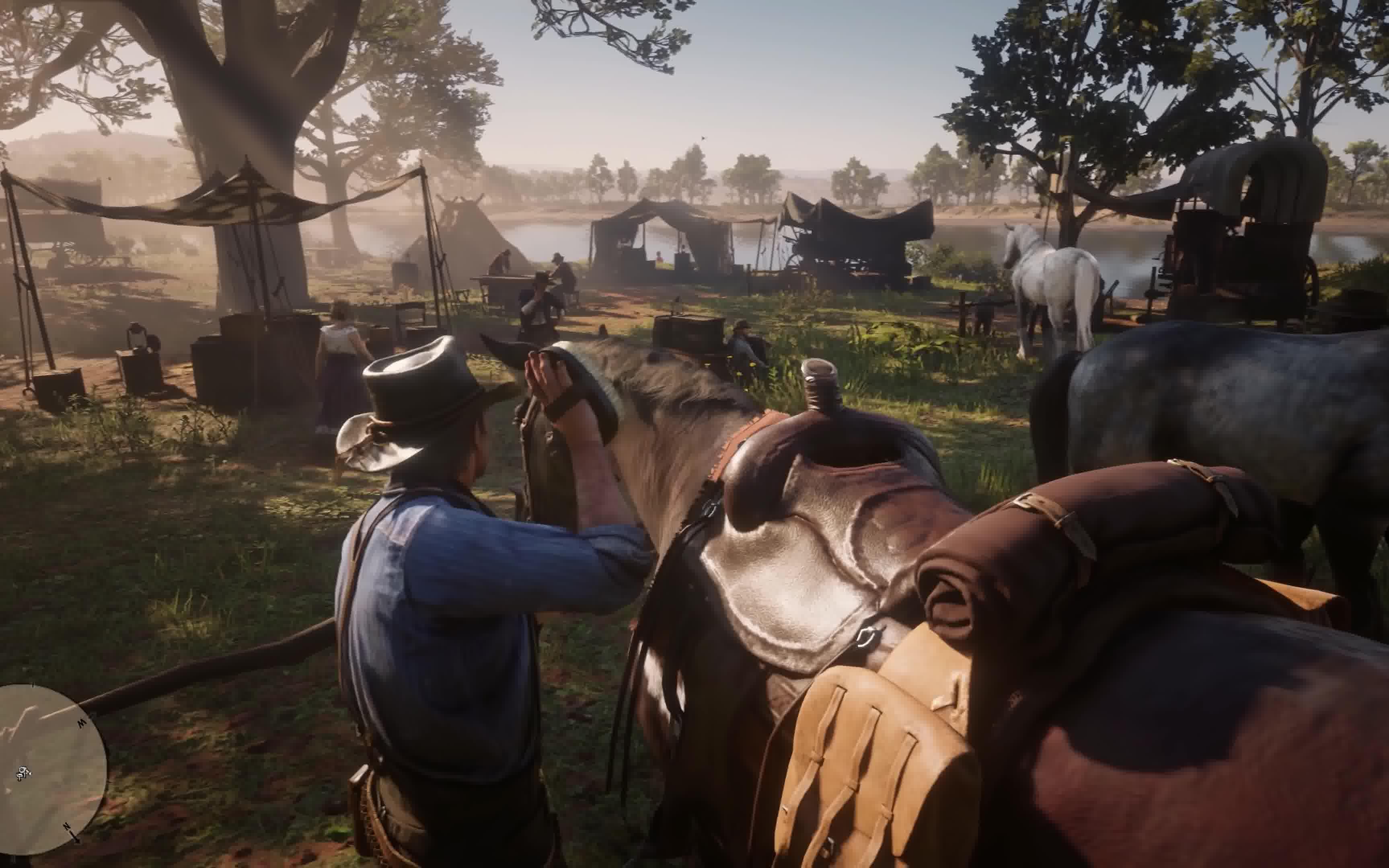 【4k】荒野大镖客:救赎2 实机演示 超高清版