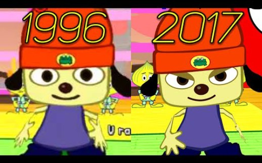 Evolution of PaRappa the Rapper Games 1996-2017 