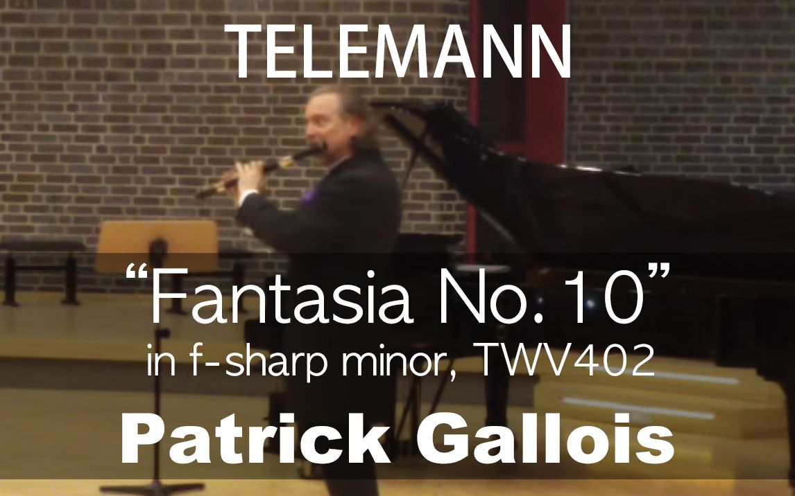 [图]G.P.Telemann___12 Fantasias - No.10 (Patrick Gallois)