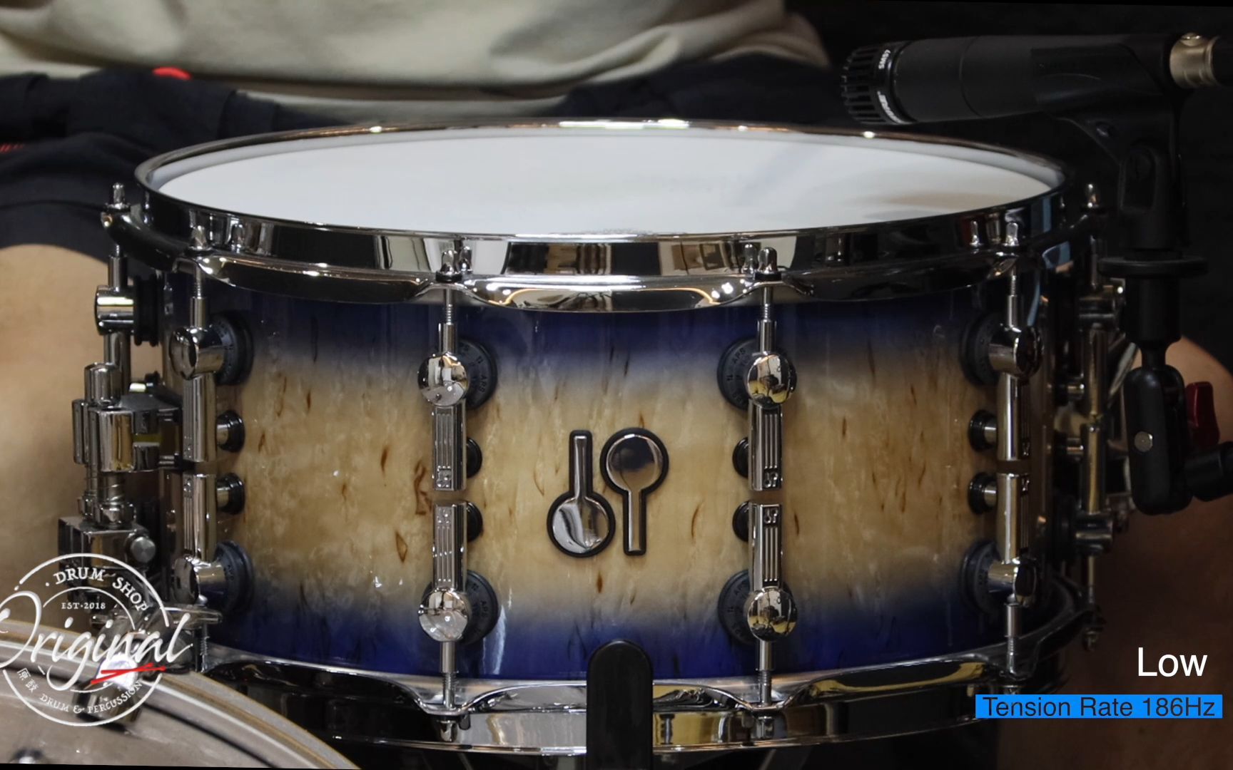 "军鼓试听"sonor sq2 索诺 sq2 蓝色渐变 枫木腔 小军鼓