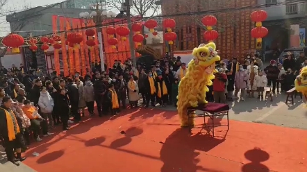 河北邯郸永年李氏家族祠堂祭祖活动 舞狮哔哩哔哩bilibili