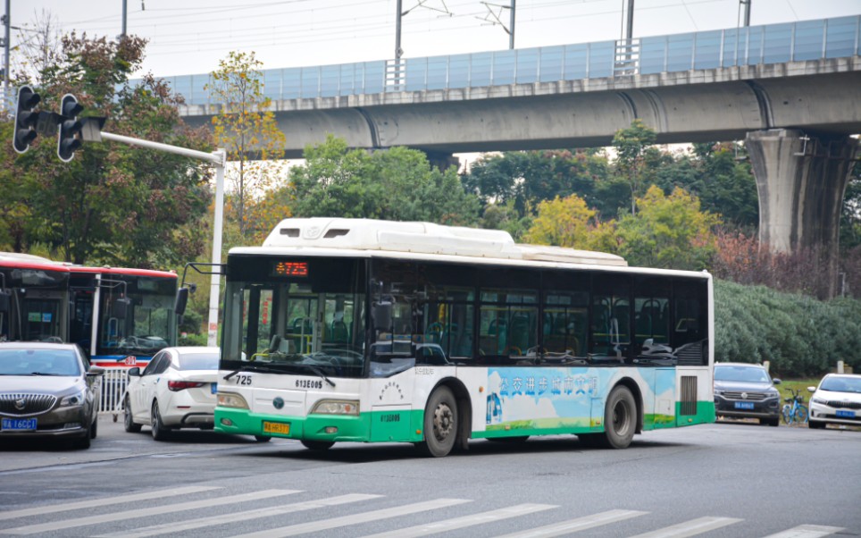 【武汉公交】 725路最后的扬子江老气精行驶视频(该车已报废)