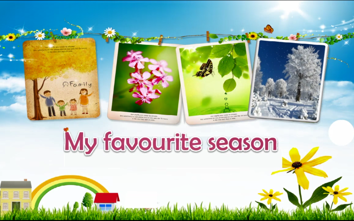 英语微课:My favourite season写作指导哔哩哔哩bilibili