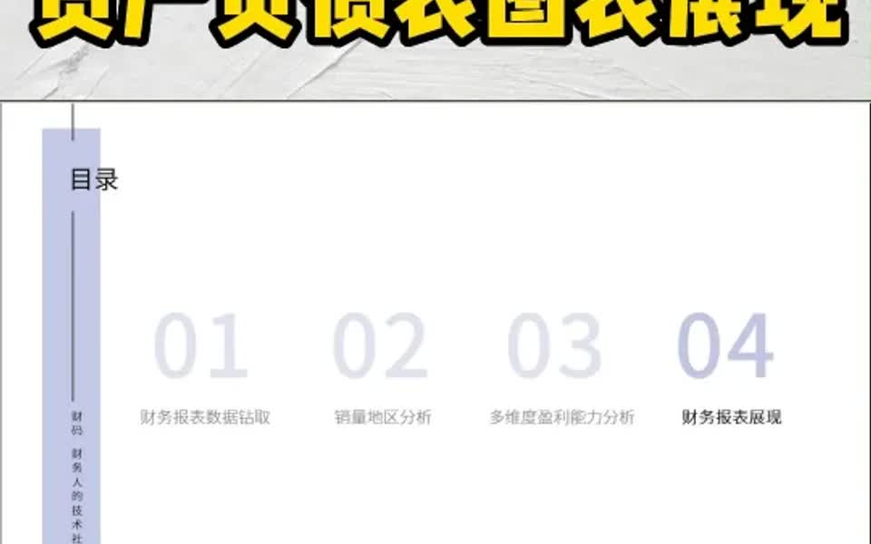 PowerBI 财务应用案例财务报表展现哔哩哔哩bilibili