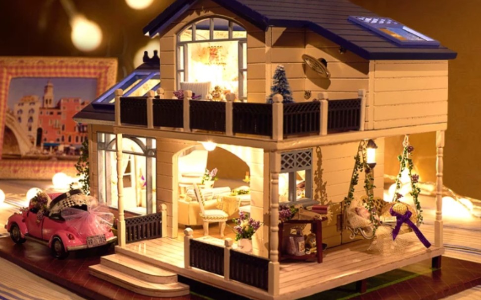 恢宏巨制手工别墅小屋diy普罗旺斯