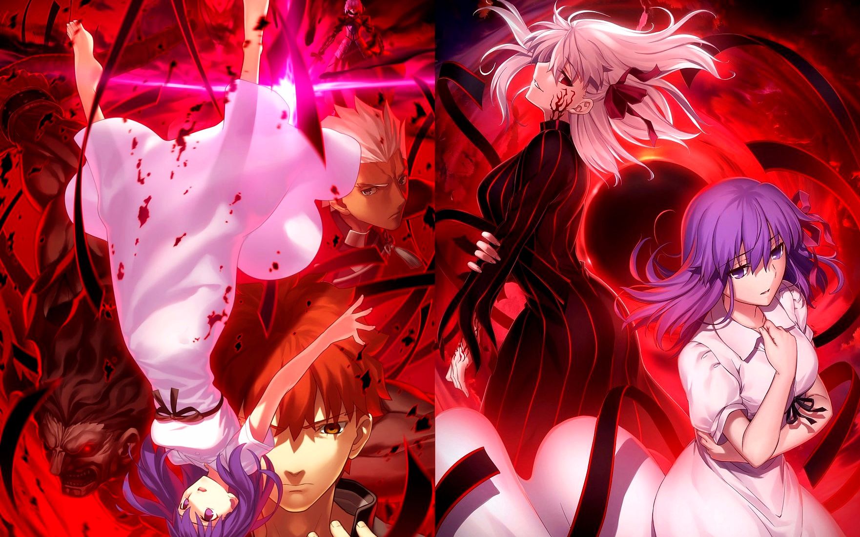 剧场版fatestaynightheavensfeelⅢspringsong予告pv自制字幕