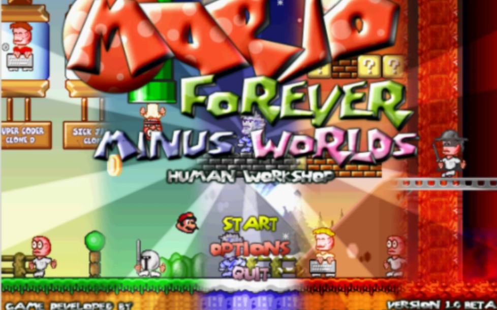 【Crist1919】Mario Forever Minus World Human Workshop 通关视频