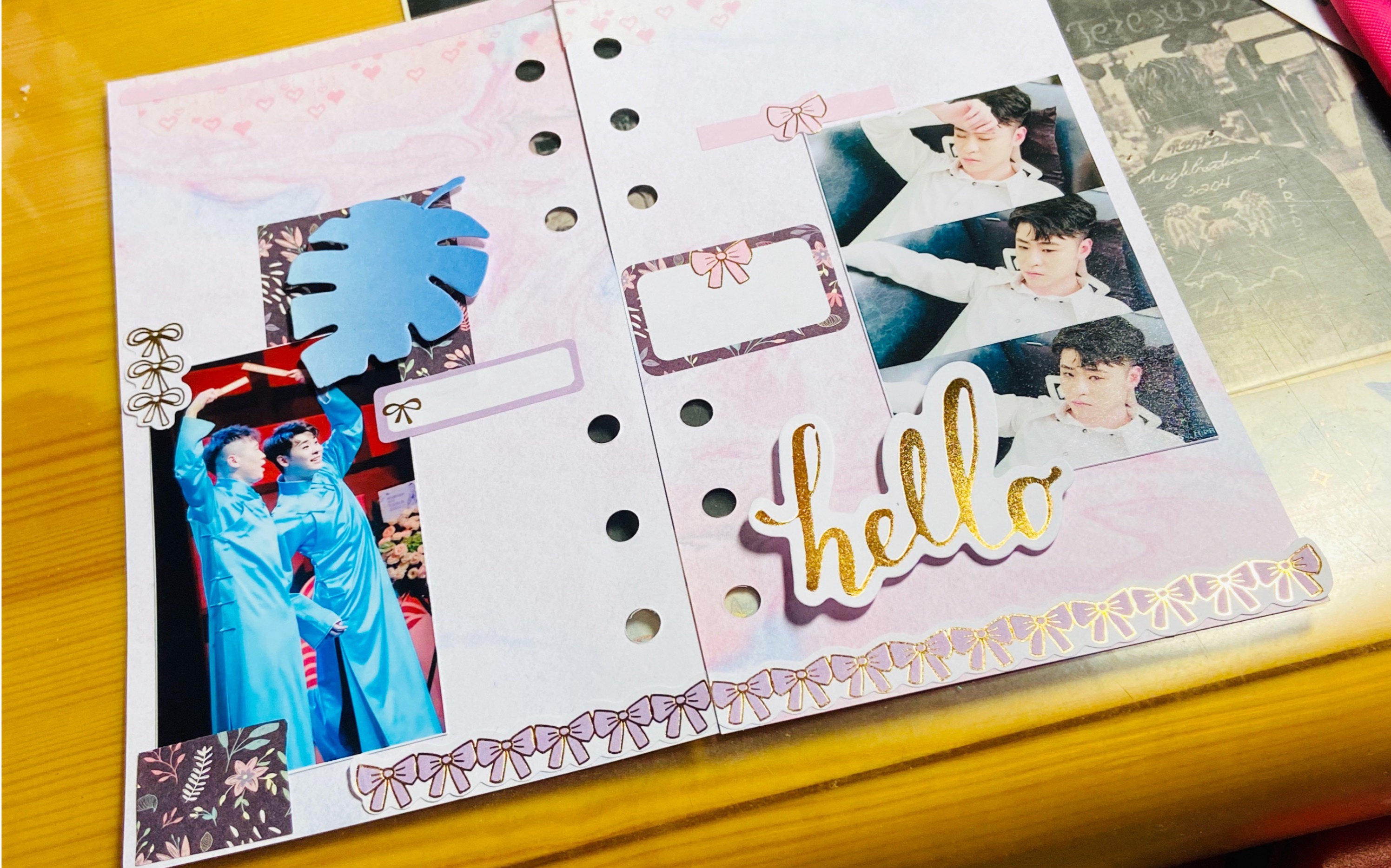 活动  【手帐拼贴】ilovedoki 张云雷(图源微博)—感觉做成了相册