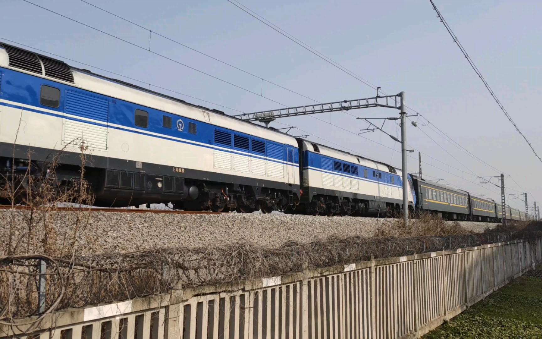 [宁启铁路]1月7日摄 k420 兰州—扬州 df11g-0131/0132