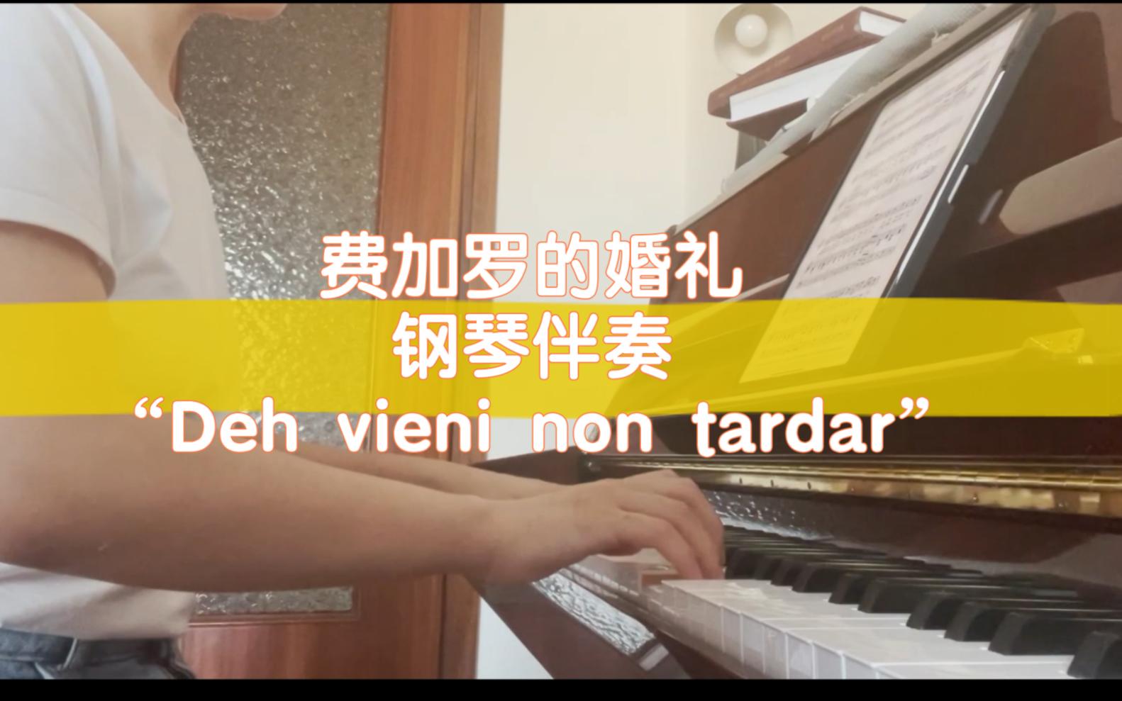 [图]Giunse alfin il momento+ Deh vieni non tardar 费加罗的婚礼歌剧伴奏Le nozze di Figaro