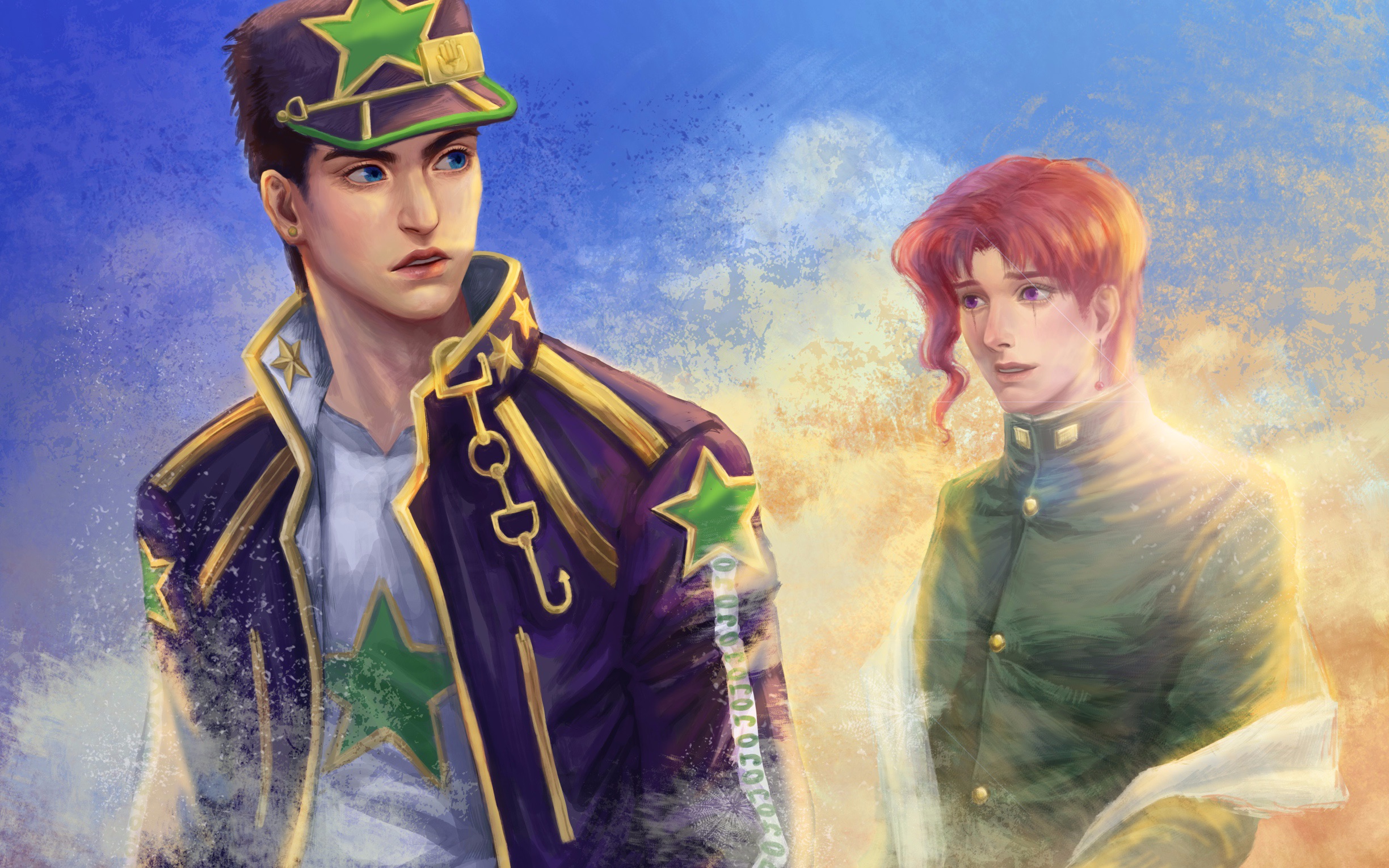 【ps板绘】在天堂上演一场绝美大刀!承花厚涂过程