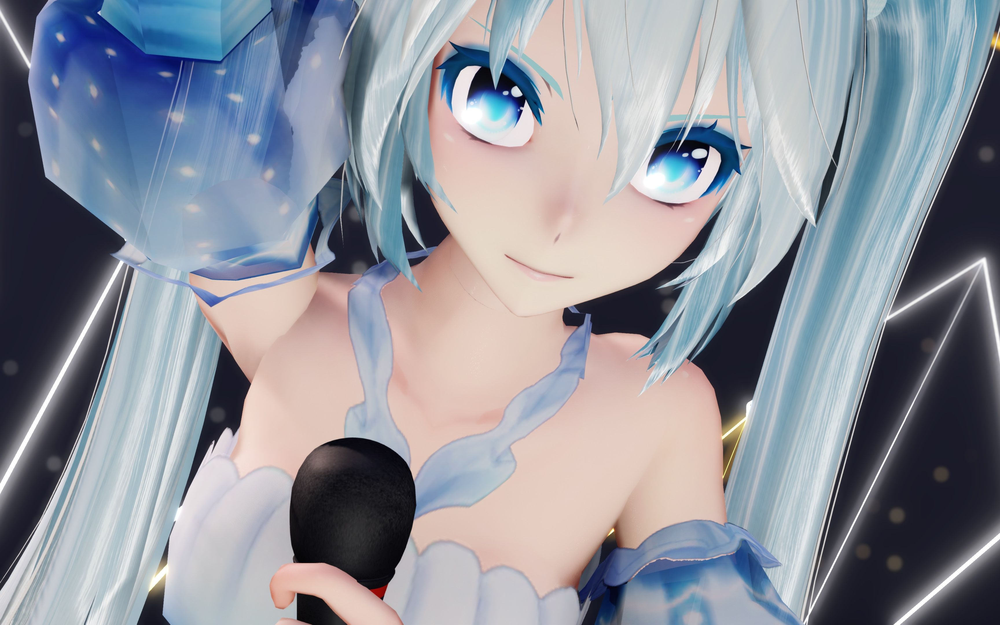 [图]【MMD】4k測試 Amber TDA Ocean Princess Miku