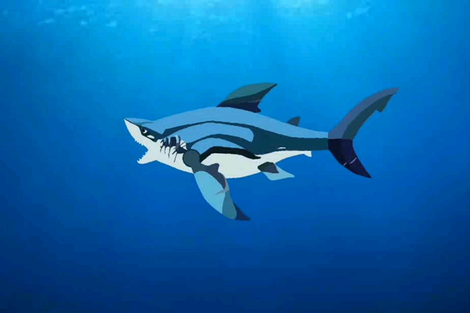 [自制模型/饥饿鲨:原始]白垩刺甲鲨