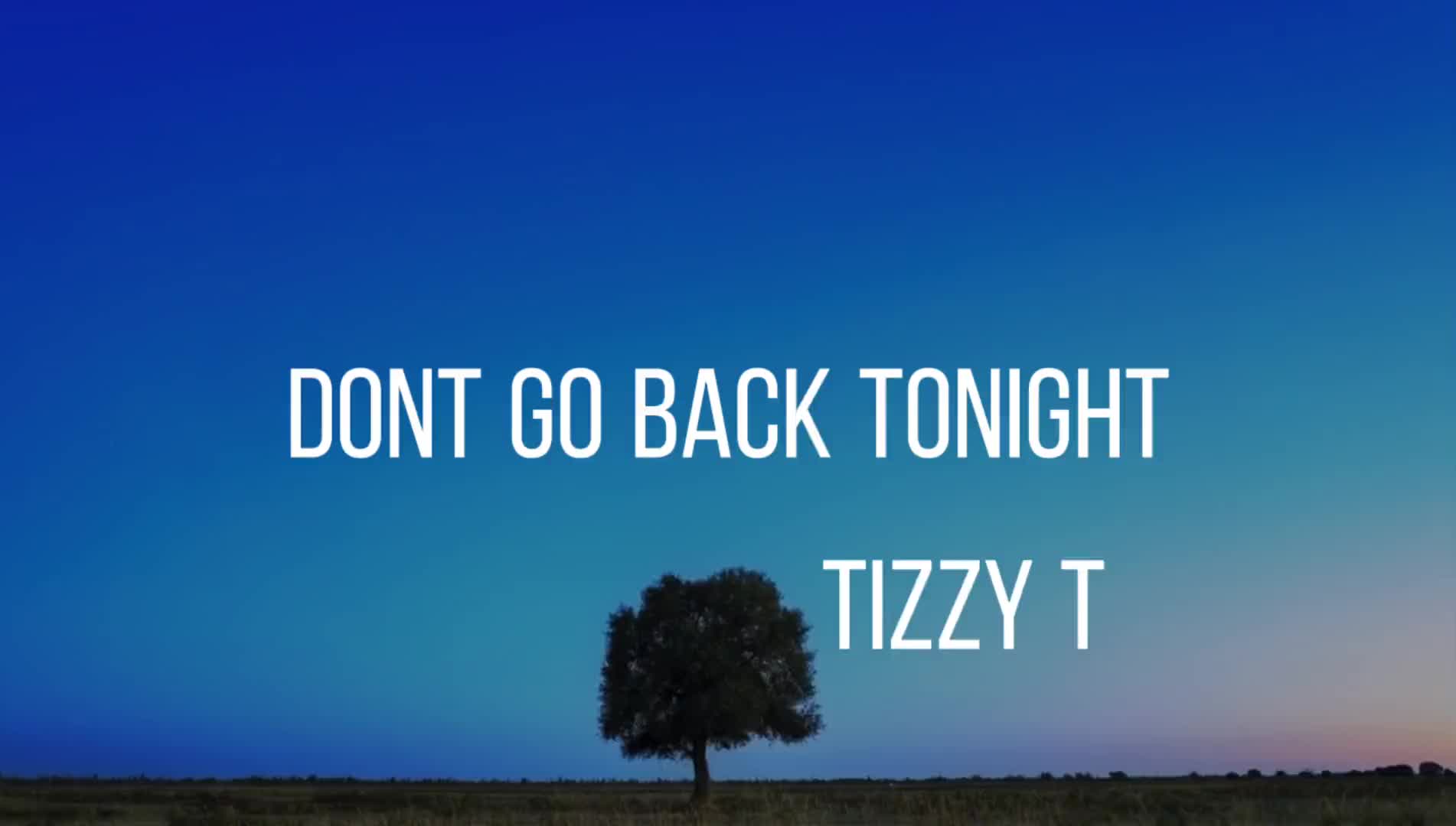说唱tizzytdontgobacktonight我双手搭在