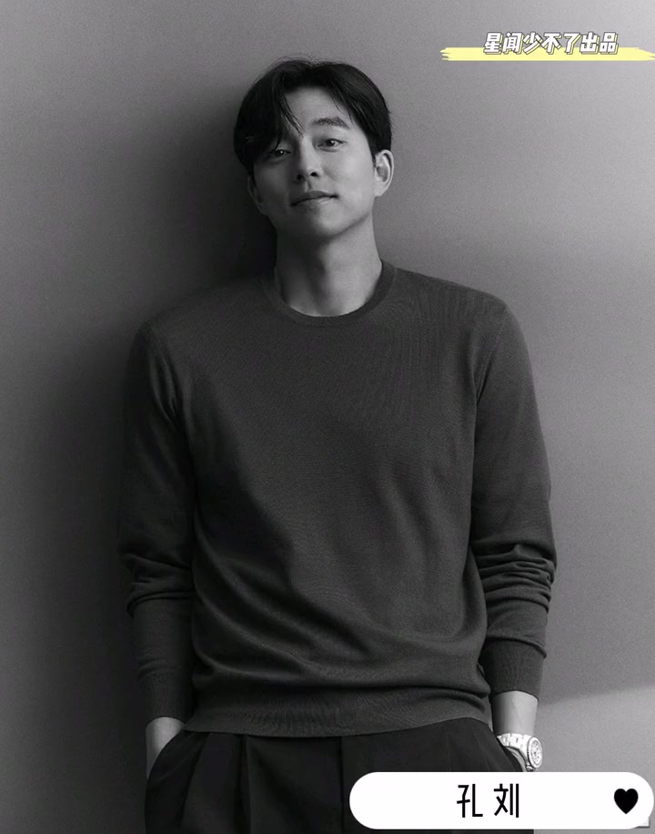 孔刘新电影徐福宣传照黑白系孔叔有点撩