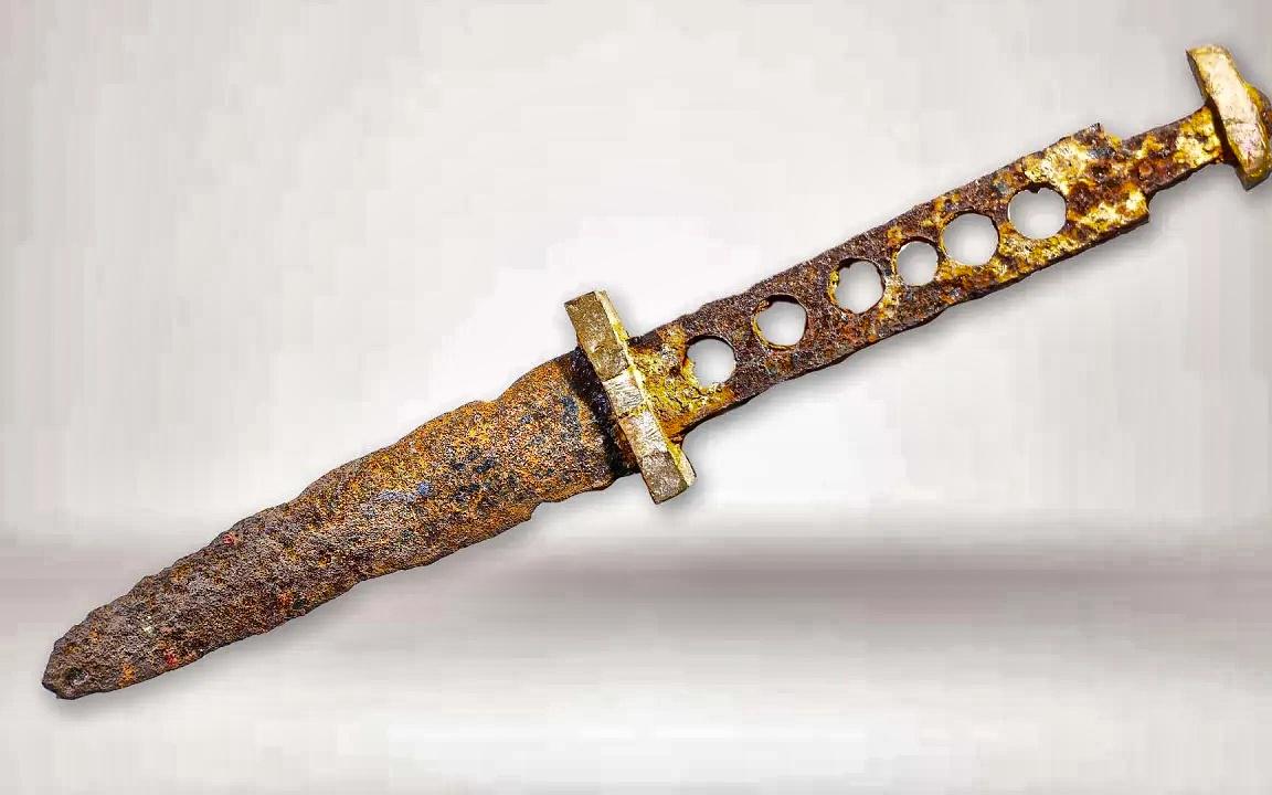 [lost & restored] 我把这把生锈的刀还原成一把神奇的匕首!