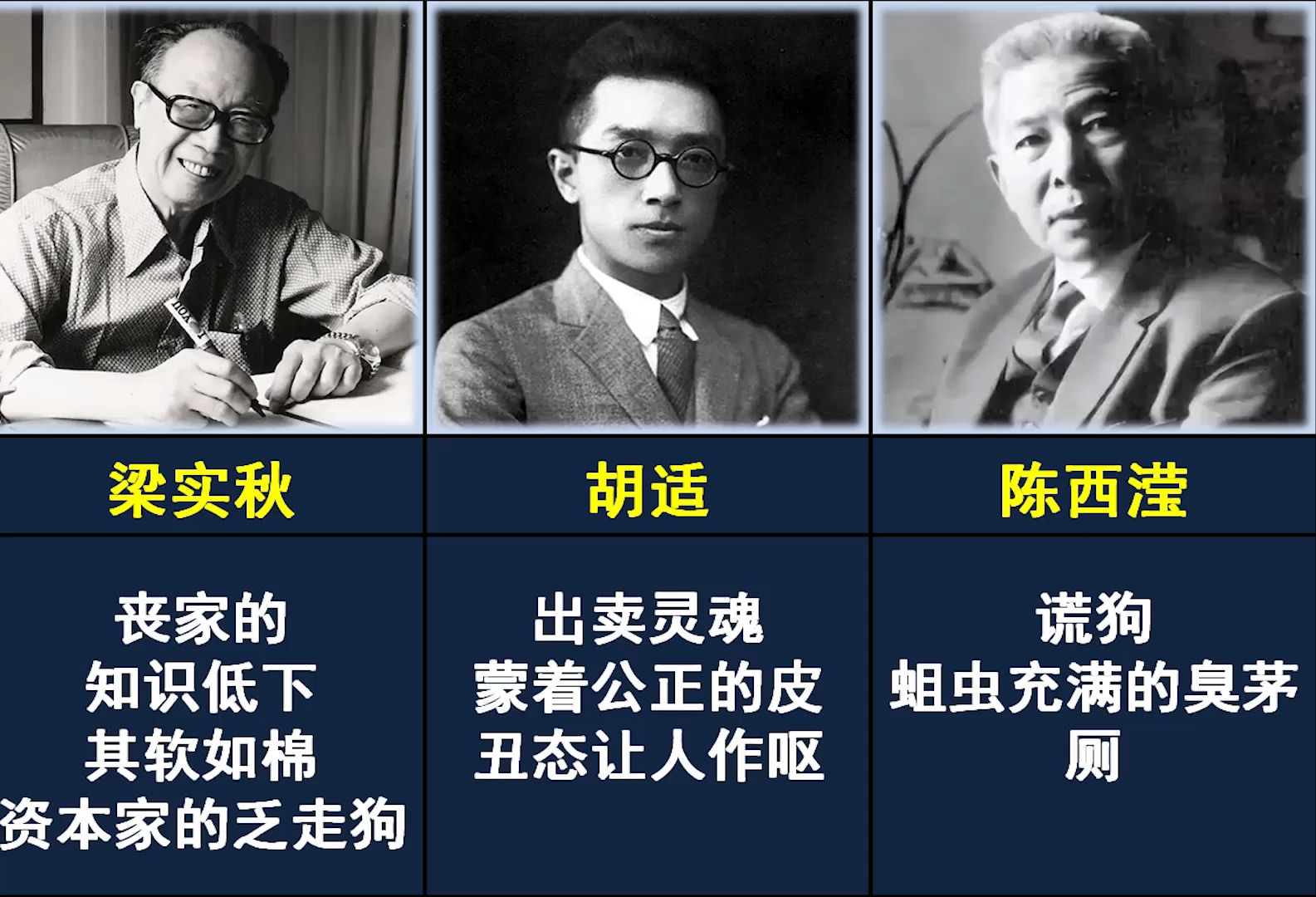被鲁迅讽刺过的名人