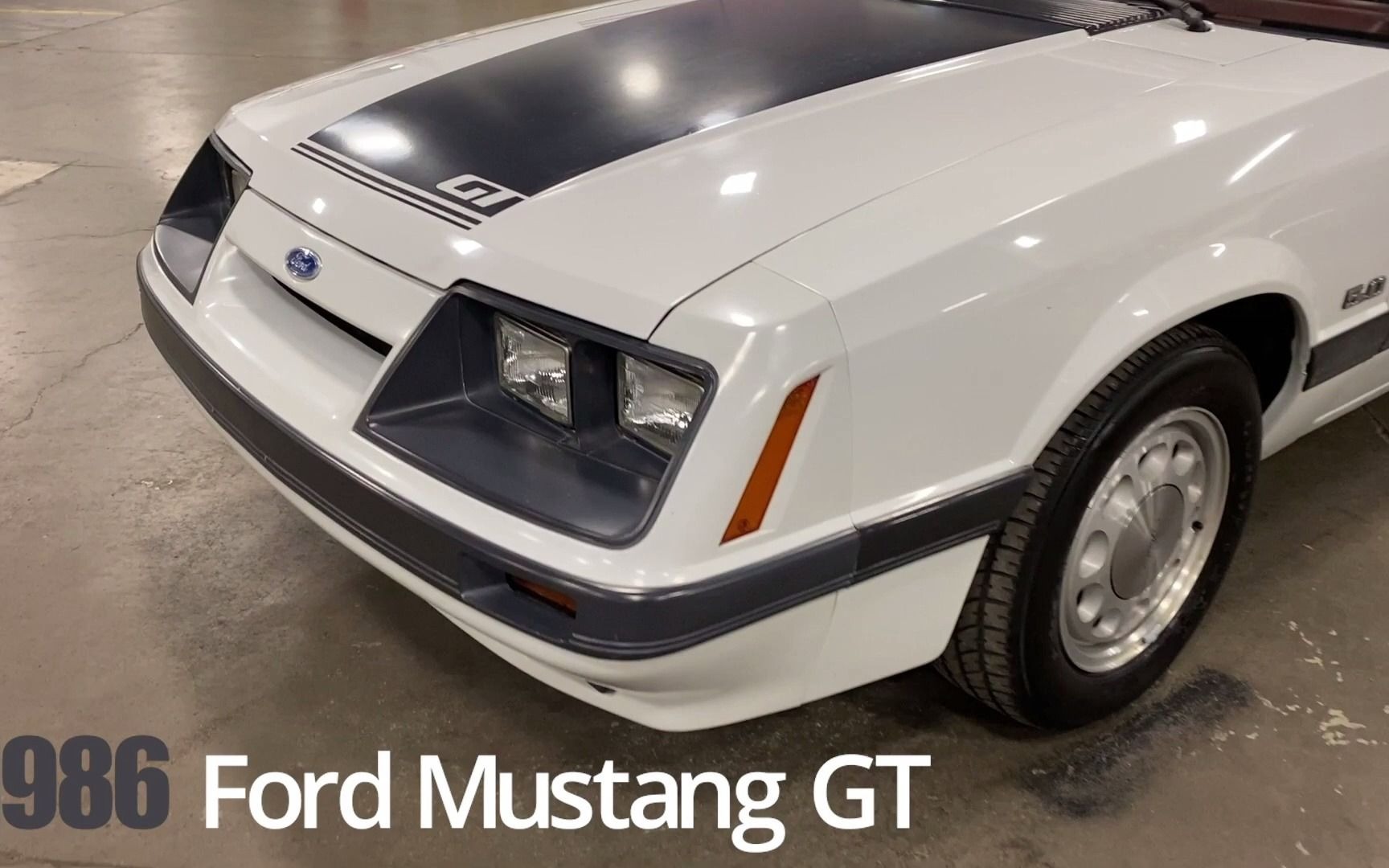 美国老车实拍系列1986福特野马gt