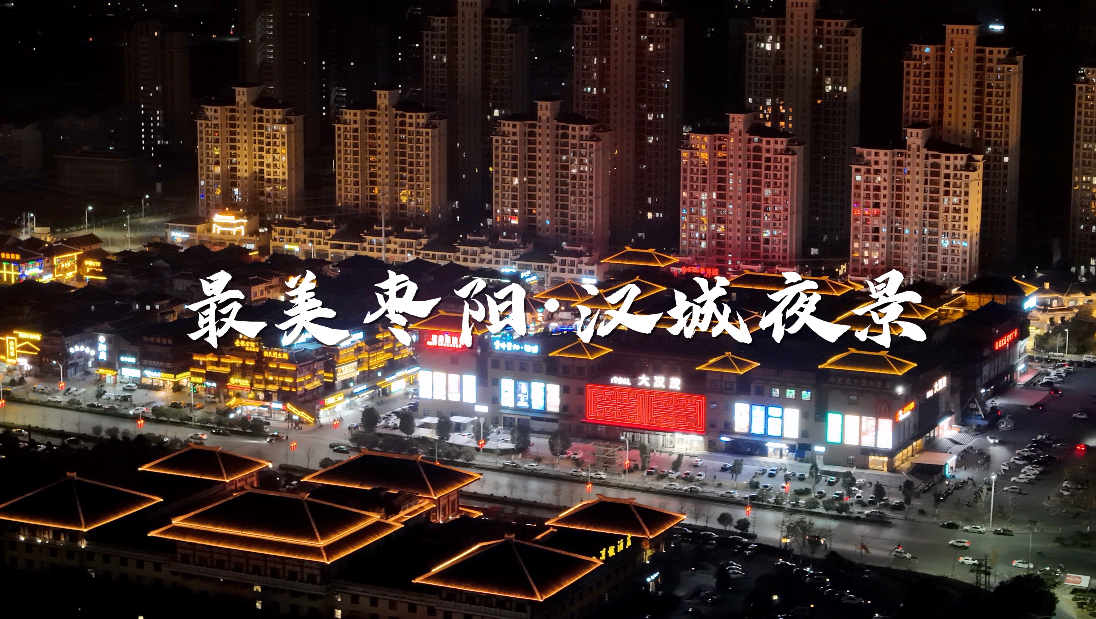 枣阳汉城夜景