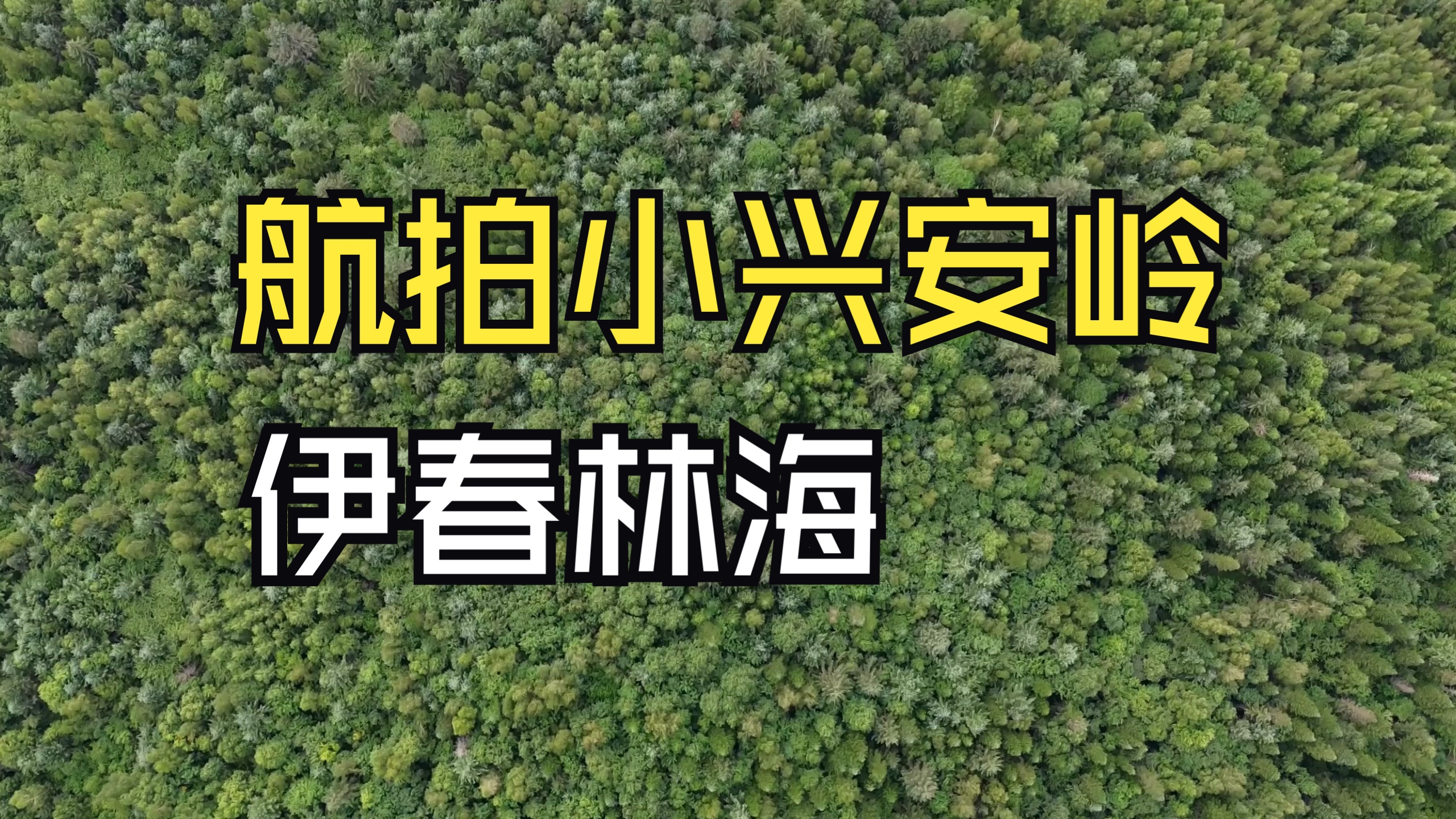 航拍系列4:小兴安岭哔哩哔哩bilibili