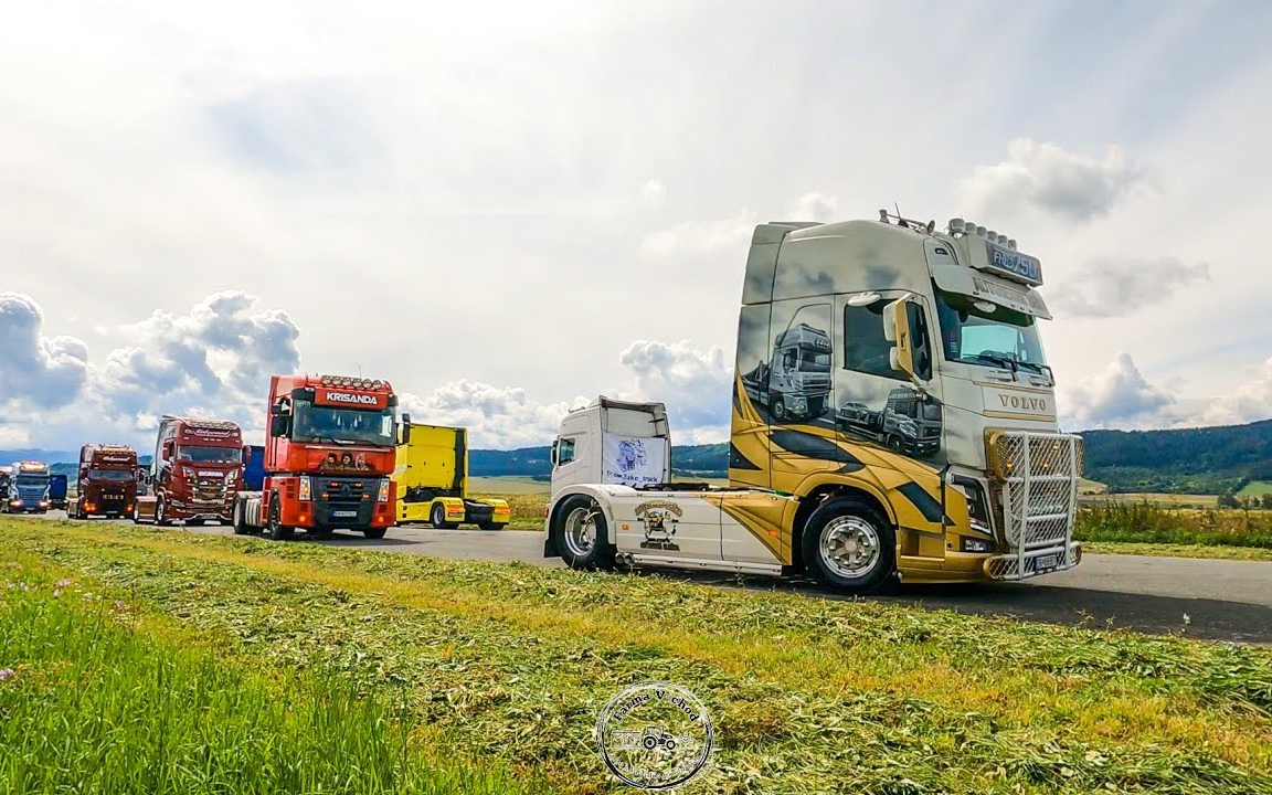 【汽车文化】2021年斯洛伐克-克尔乔卡车节的欧卡巡游展示 | truck
