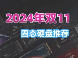 下载视频: 2024年双11固态硬盘推荐