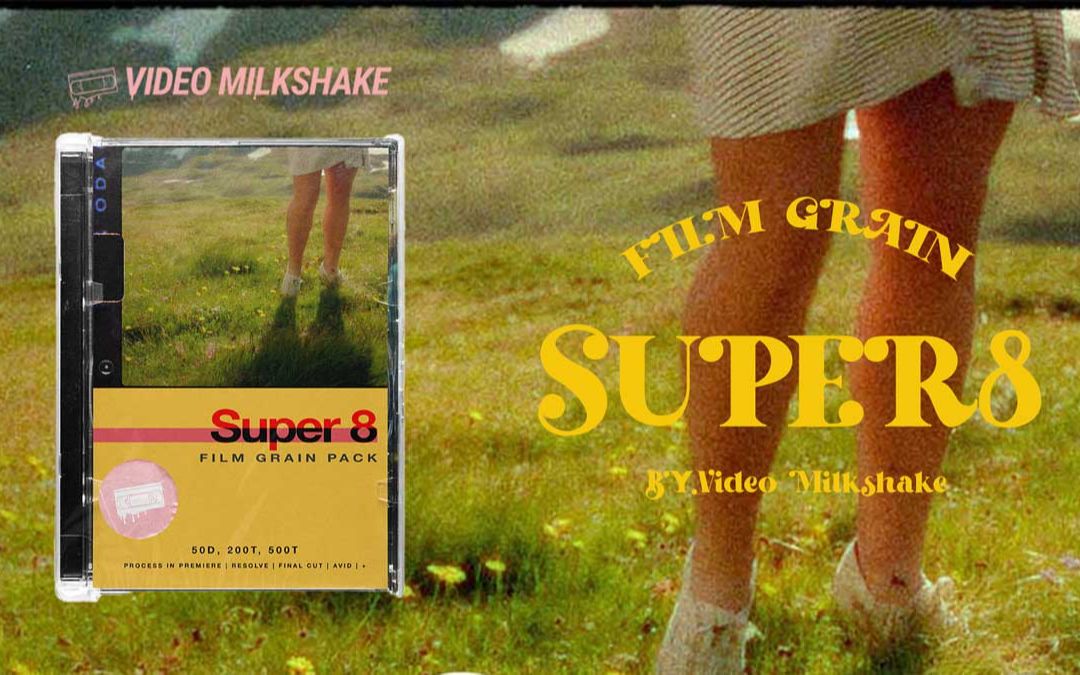 Video Milkshake 复古电影风格SUPER 8胶片扫描遮罩泄露颗粒背景视频素材 SUPER 8 FILM GRAIN PACK(7221)哔哩哔哩bilibili