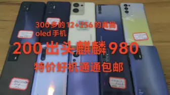 Video herunterladen: 200出头的麒麟980，原装屏幕，300多的真我gtneo 12+256，300多的12+256 865还是顶配？