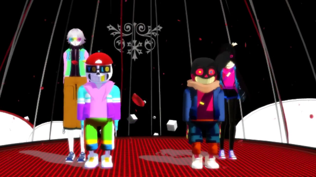 【undertalemmd】fresh sans&paperjamのbad apple